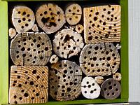 0019 These "insect hotels" are easily set up where insect nests are needed